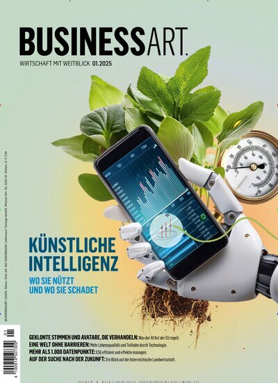 Titelbild der Ausgabe 1/2025 von Businessart. Diese Zeitschrift und viele weitere Businessmagazine als Abo oder epaper bei United Kiosk online kaufen.