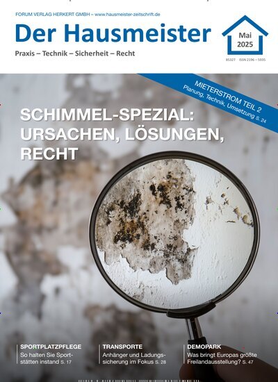 Titelbild der Ausgabe 2/2025 von Der Hausmeister. Diese Zeitschrift und viele weitere Businessmagazine als Abo oder epaper bei United Kiosk online kaufen.